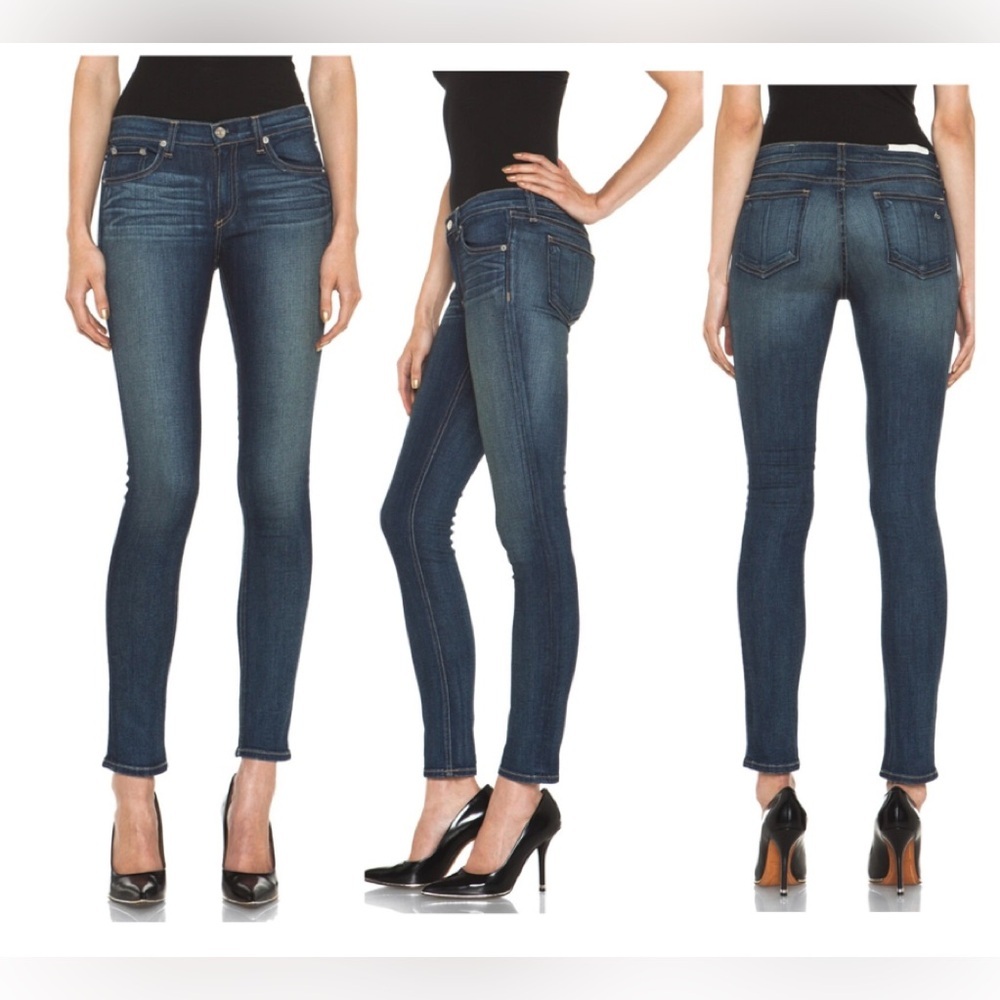 Rag & Bone The Skinny Jeans in a medium wash Sz 25